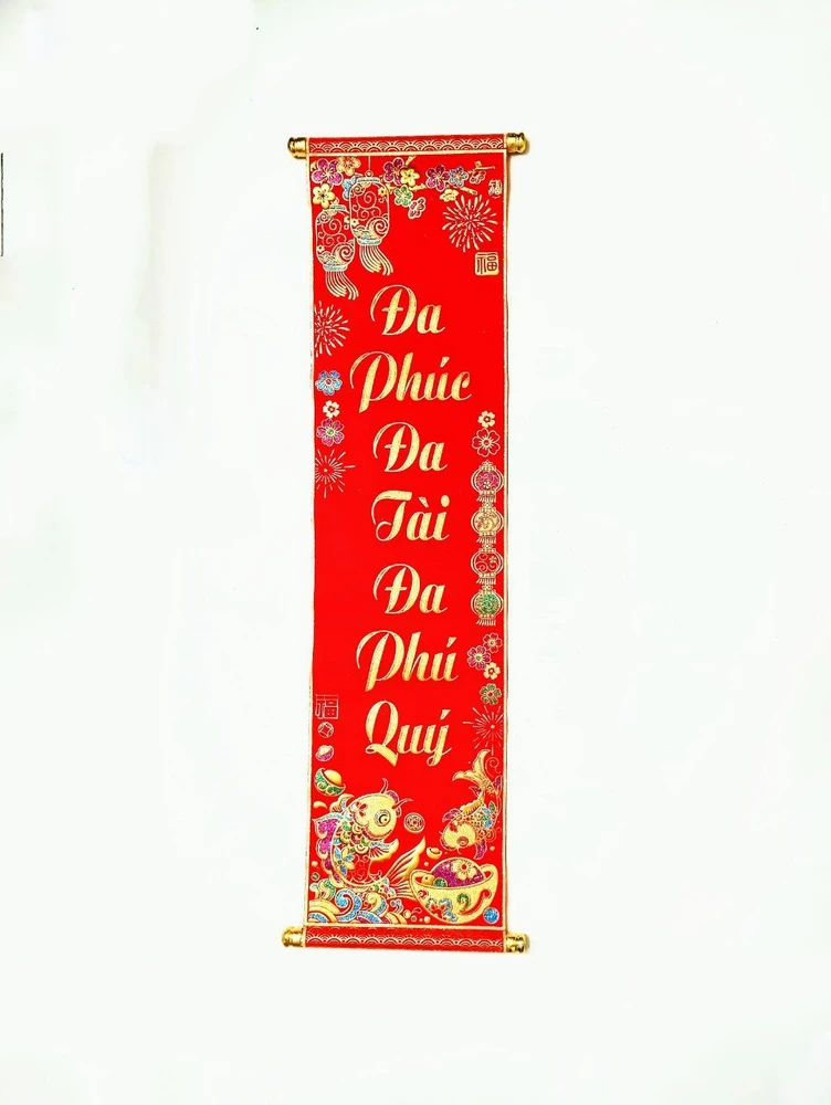 Bộ Liễn câu đối Đa phú quý - Đắc nhân tâm