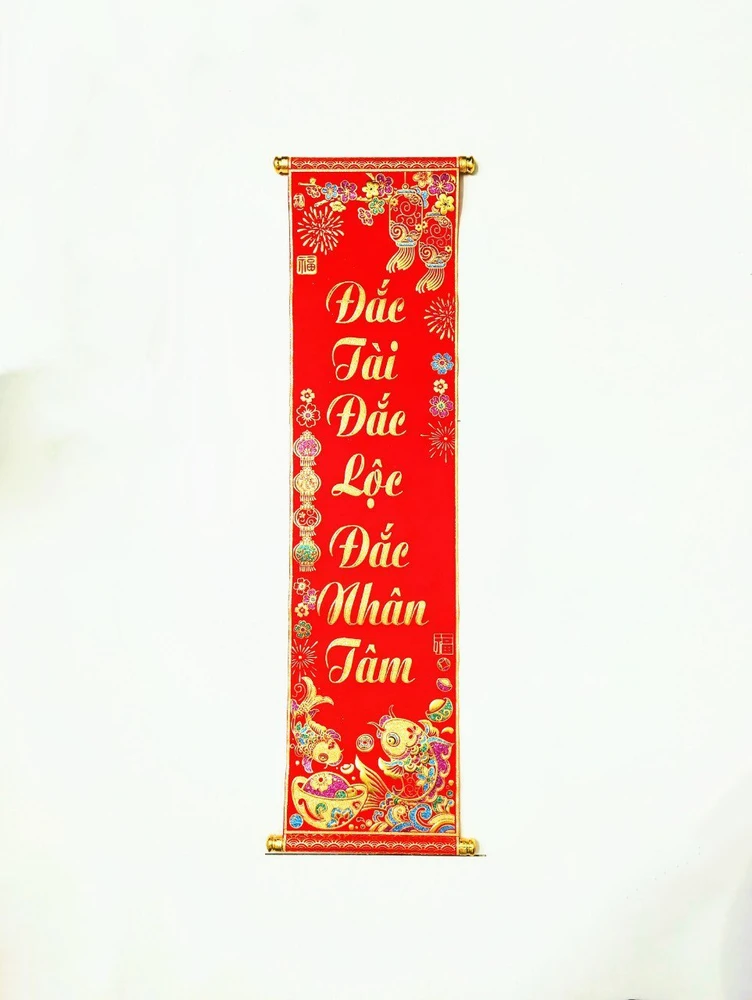 Bộ Liễn câu đối Đa phú quý - Đắc nhân tâm