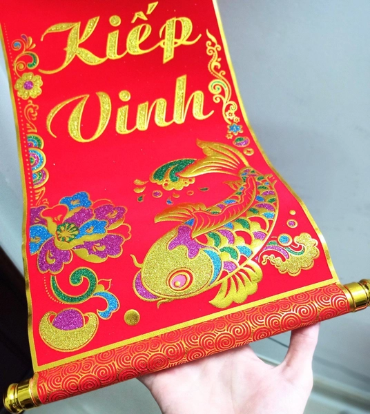 Bộ liễn câu đối Tổ tiên công đức - Con cháo thảo hiền