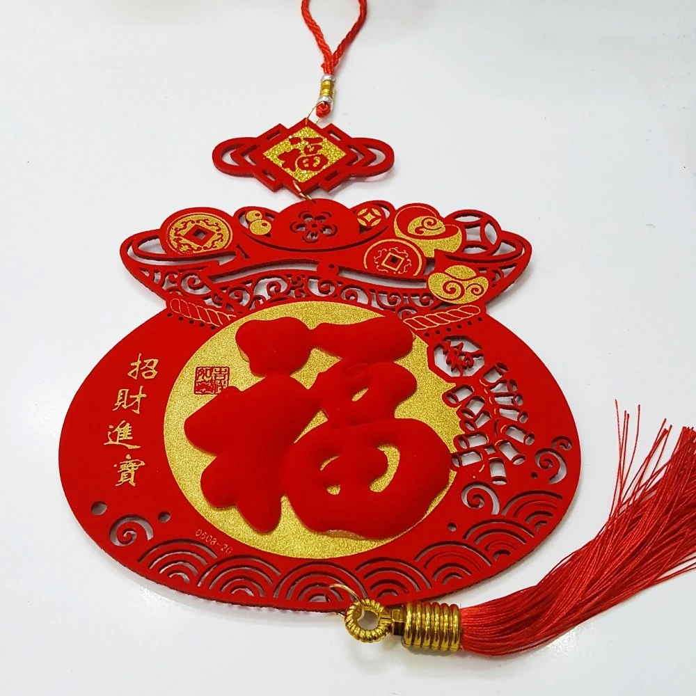 Lộc treo túi vàng trang trí tết