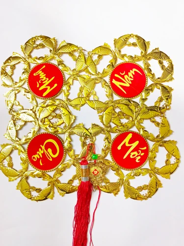 Lộc treo trang trí tết Cá vàng Chúc mừng năm mới-Vạn sự như ý