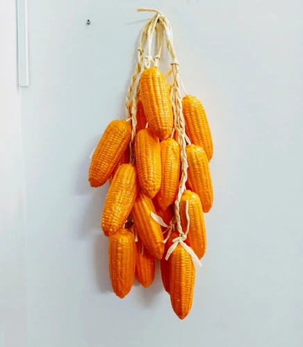 Dây bắp ngô vàng giả trang trí tết