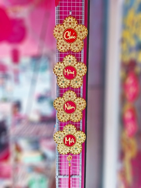 Dây lộc treo trang trí tết Chúc Mừng Năm Mới mẫu 1