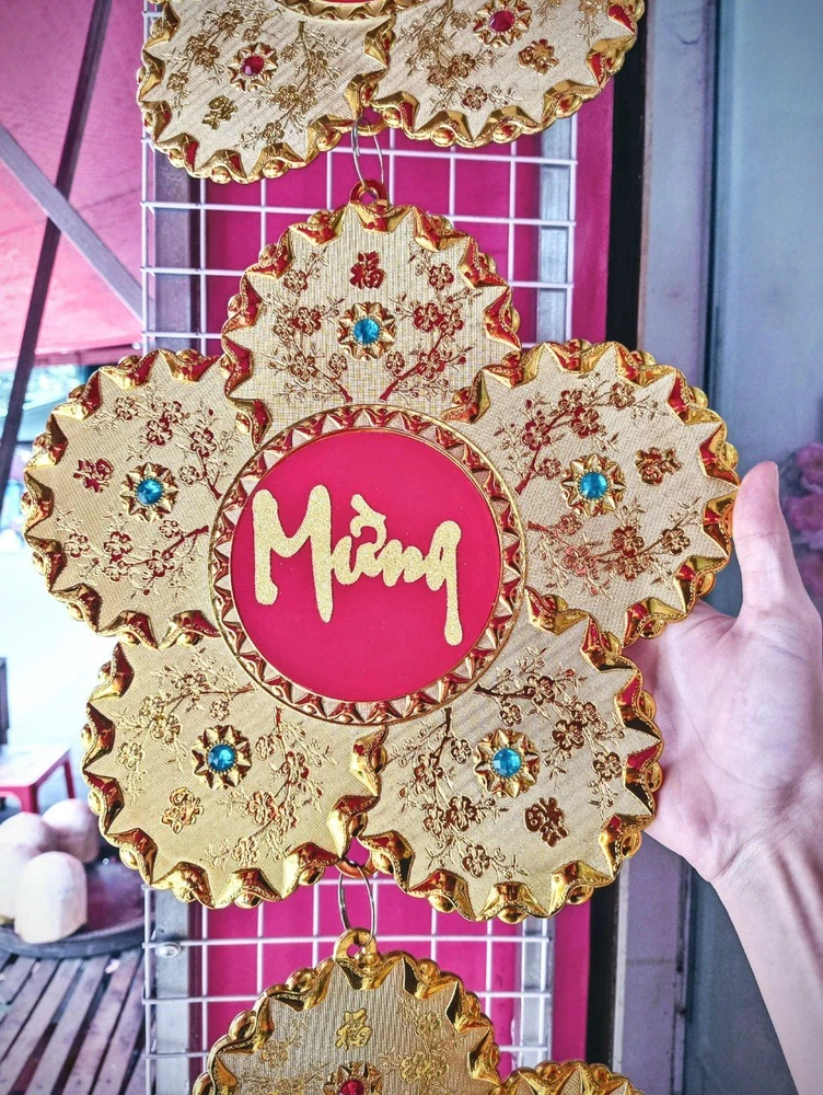 Dây lộc treo trang trí tết Chúc Mừng Năm Mới mẫu 1