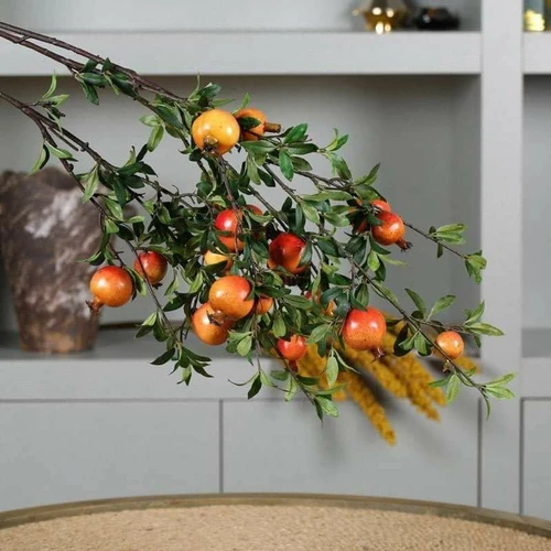 Cành lựu giả trang trí 90cm