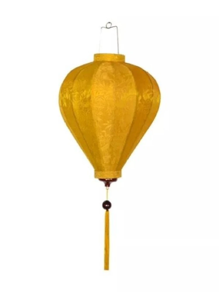 Đèn lồng Hội An trang trí - Vàng dài