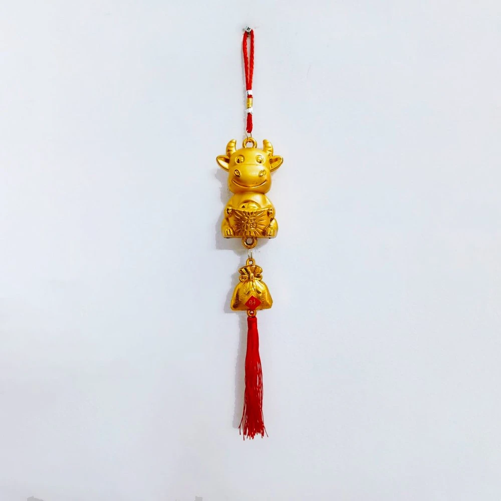 Lộc treo trang trí tết Trâu vàng mừng xuân Tân sửu