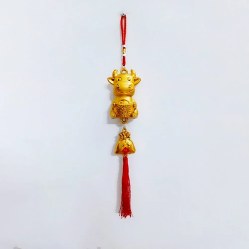 Lộc treo trang trí tết Trâu vàng mừng xuân Tân sửu