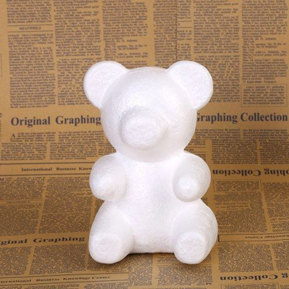 Phôi gấu xốp cắm hoa cao 20cm, 35cm