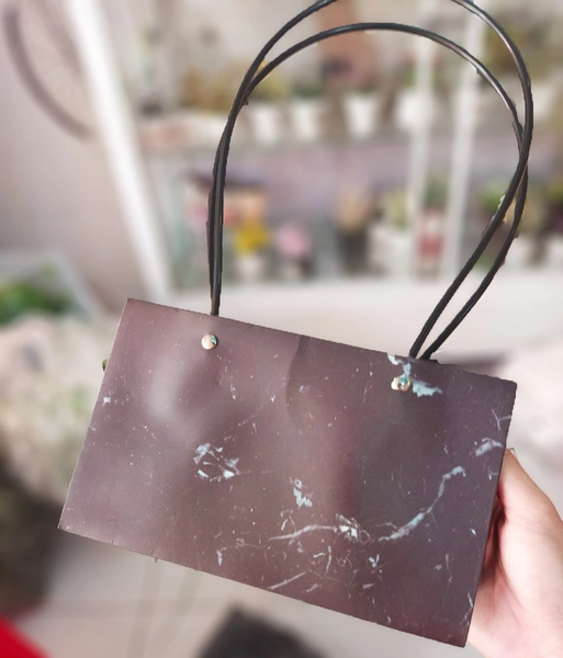 Giỏ cắm hoa vân đá