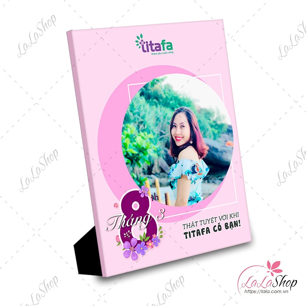 Tranh để bàn 8/3 theo yêu cầu