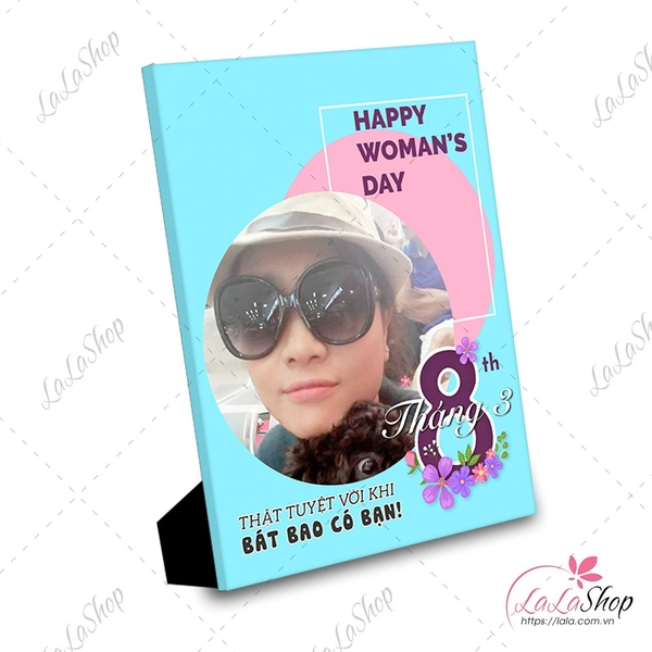 Tranh để bàn 8/3 theo yêu cầu