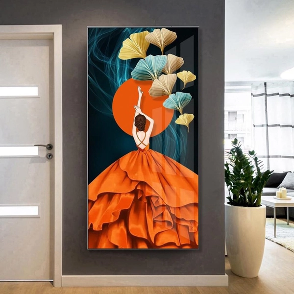 Tranh treo tường cô gái nghệ thuật 10