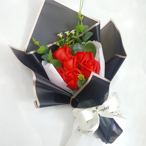 Bó 6 hoa hồng sáp thơm - Tặng kèm thiệp (066)