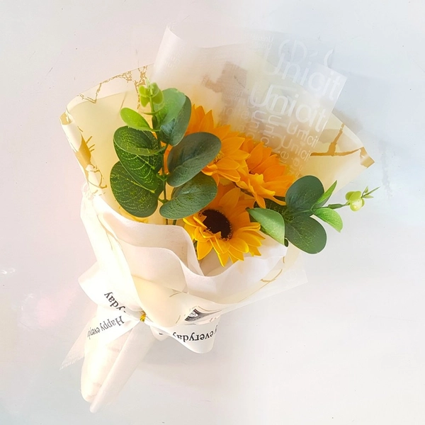 BÓ HOA SÁP HƯỚNG DƯƠNG 3 BÔNG