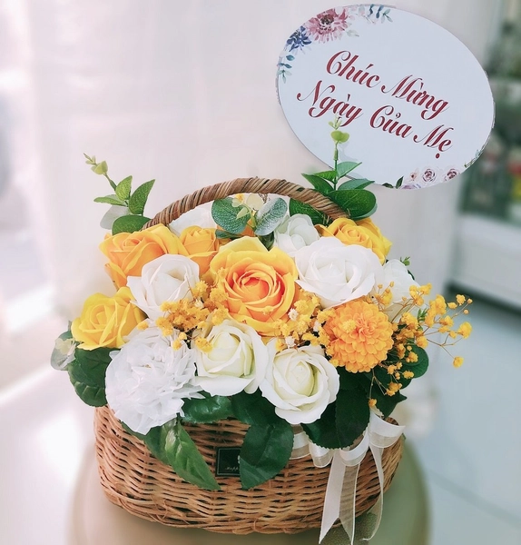 GIỎ HOA NẮNG SỚM BAN MAI