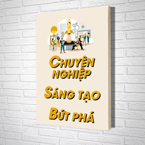 Tranh Văn Phòng Chuyên Nghiệp Sáng Tạo Bứt Phá