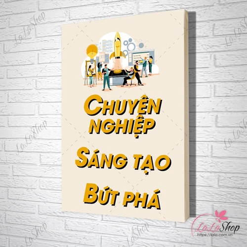 Tranh Văn Phòng Chuyên Nghiệp Sáng Tạo Bứt Phá