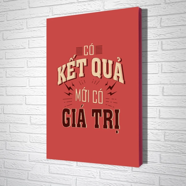 Tranh văn phòng có kết quả mới có giá trị