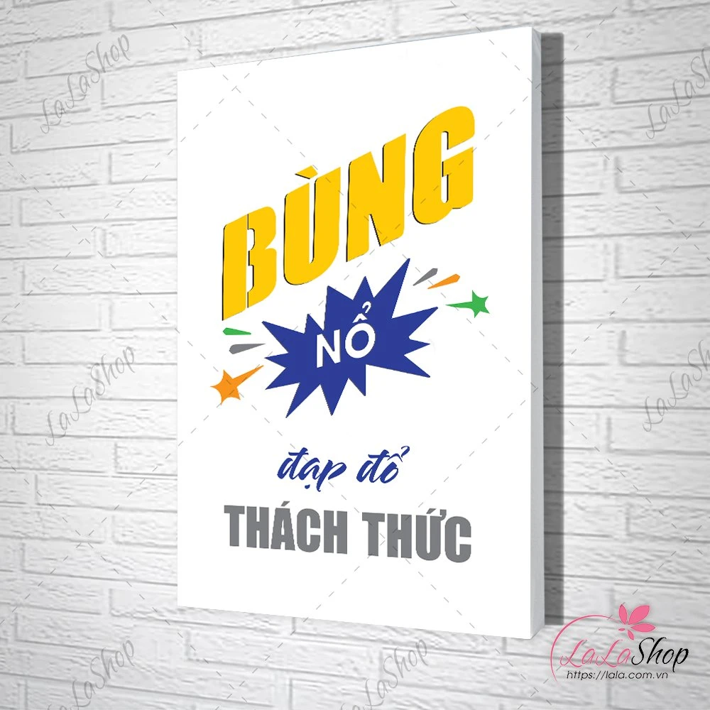 Tranh Văn Phòng Bùng Nổ Đạp Đổ Thách Thức