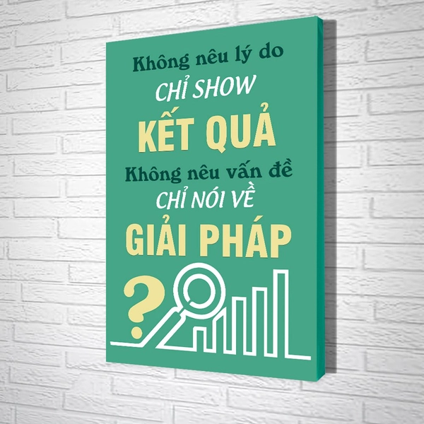 Tranh văn phòng không nêu lý do chỉ show kết quả