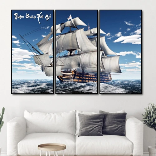 Tranh treo tường thuân buồm xuôi gió 11