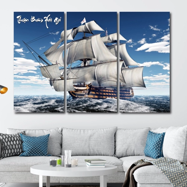 Tranh treo tường thuận buồm xuôi gió 11