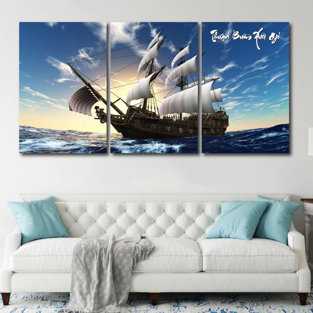 Tranh treo tường thuân buồm xuôi gió 12