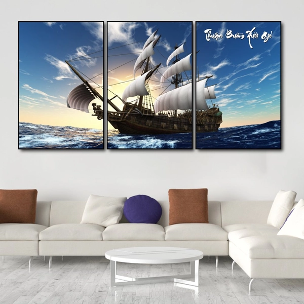 Tranh treo tường thuận buồm xuôi gió 12