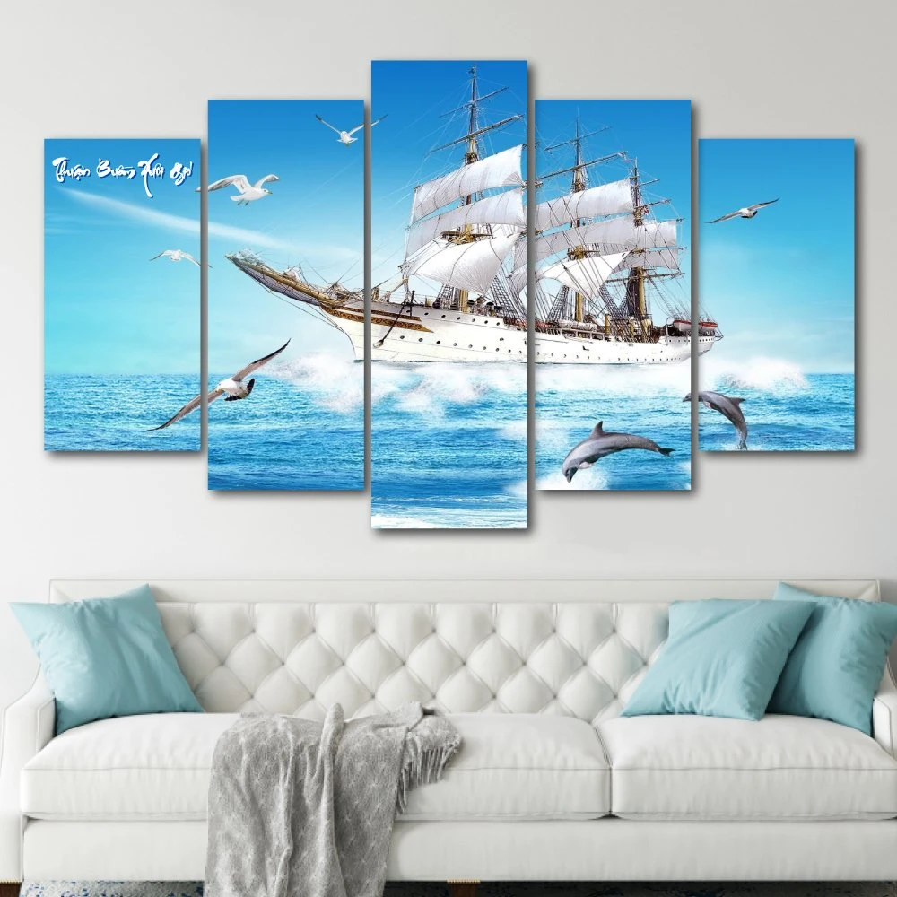 Tranh treo tường thuân buồm xuôi gió 15