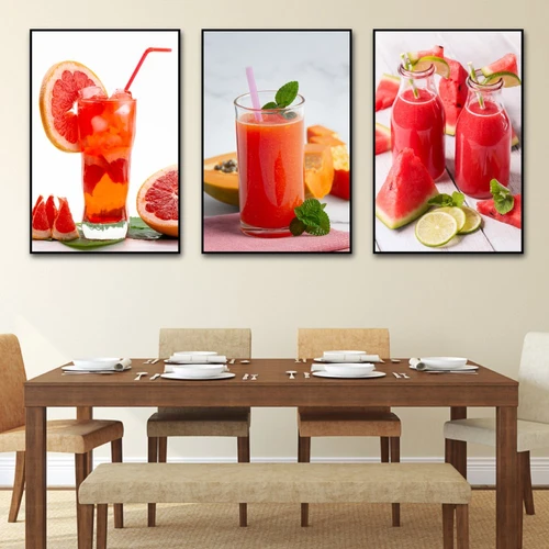 Tranh Treo Tường Nước Ép Hoa Quả