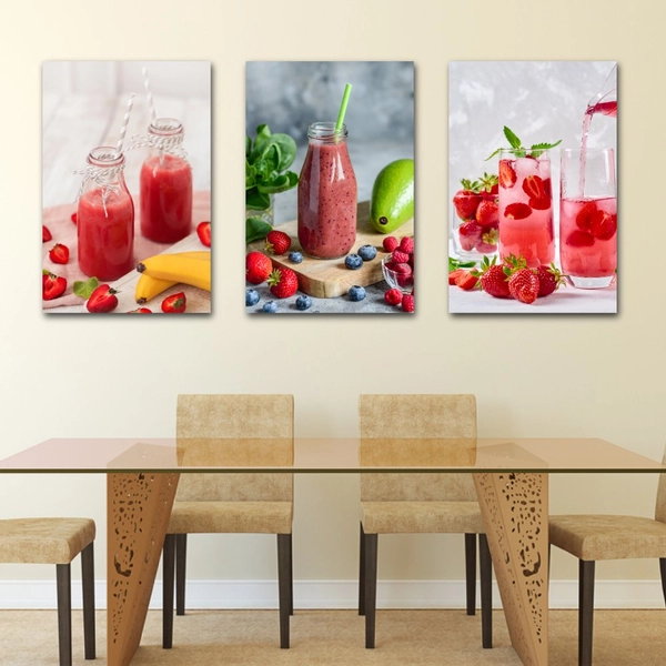 Tranh Treo Tường Sinh Tố Hoa Quả