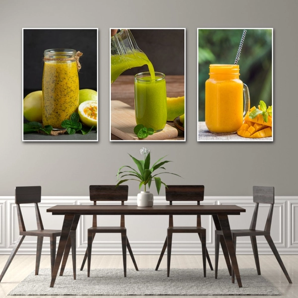 Tranh Treo Tường Sinh Tố Hoa Quả