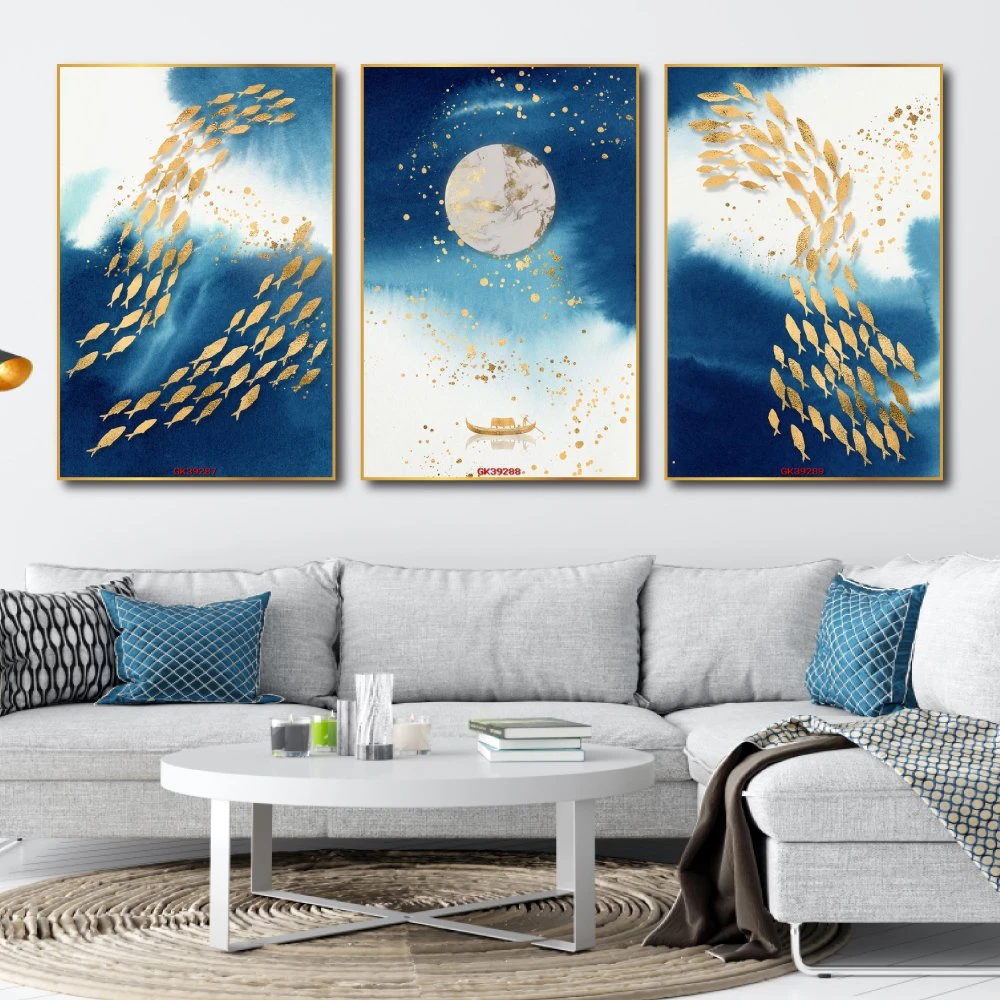 Tranh Treo Tường Cá Vàng Nghệ Thuật