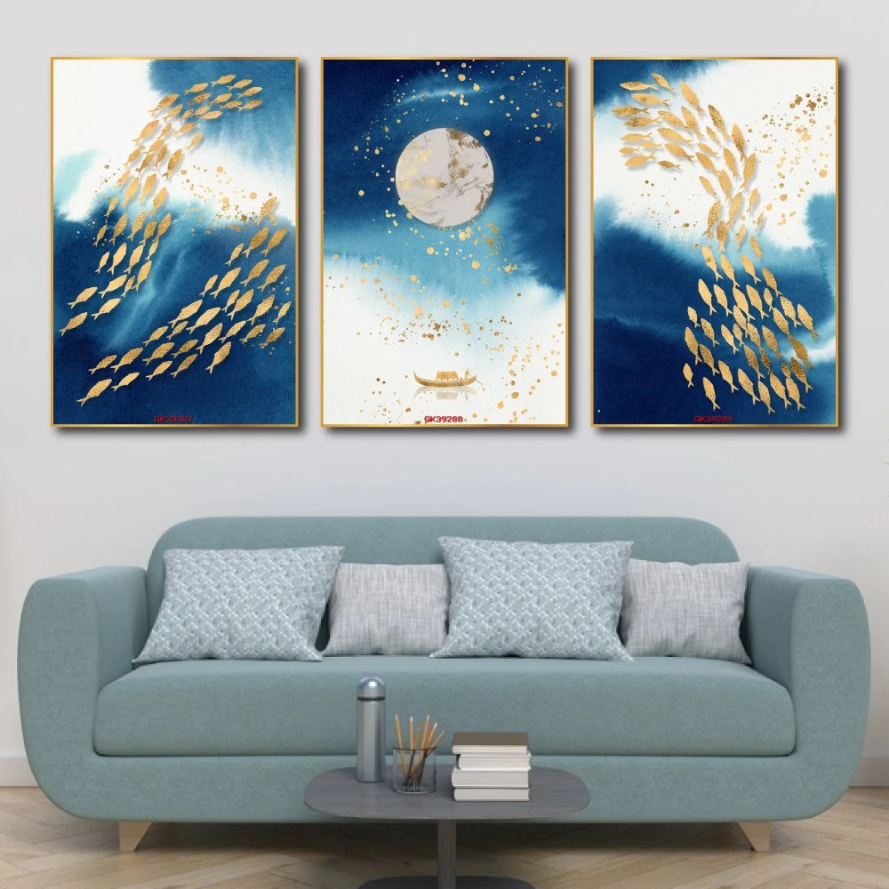 Tranh Treo Tường Cá Vàng Nghệ Thuật