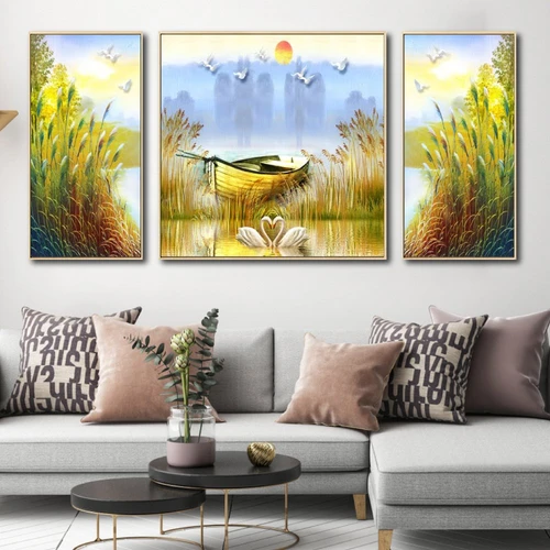 Tranh treo tường Hồ Thiên Nga