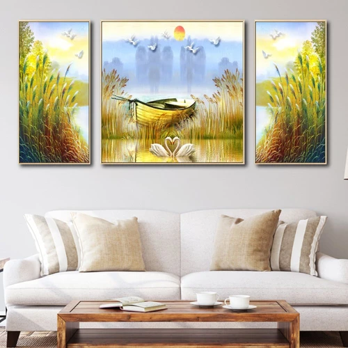 Tranh treo tường Hồ Thiên Nga