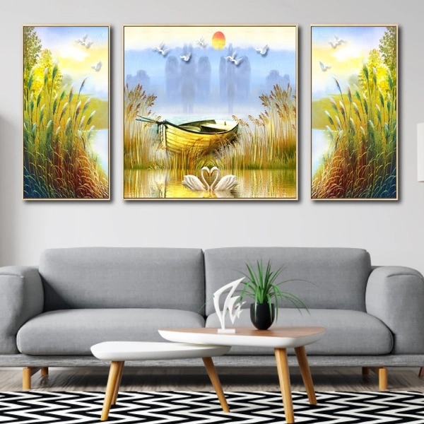 Tranh treo tường Hồ Thiên Nga