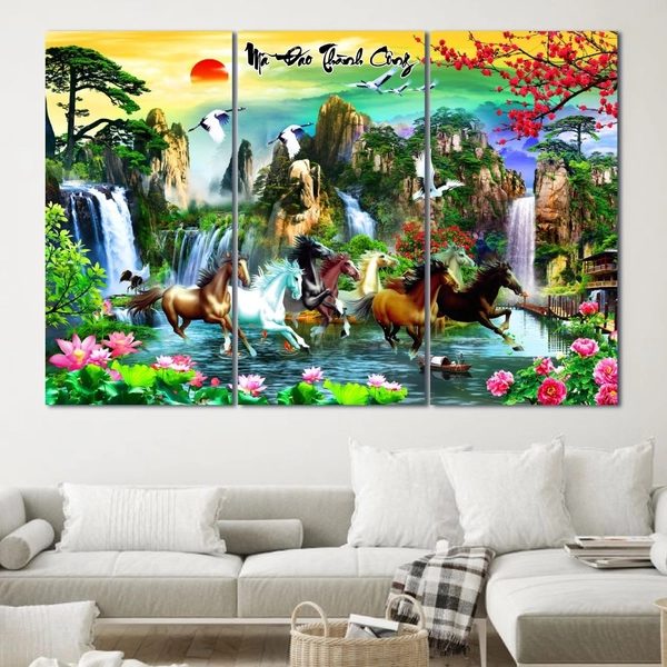 Tranh Treo Tường Mã Đáo Thành Công 27