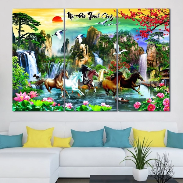 Tranh Treo Tường Mã Đáo Thành Công 27