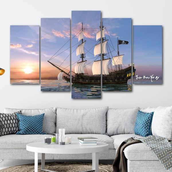 Tranh treo tường thuận buồm xuôi gió 15-1