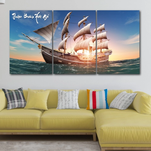 Tranh treo tường thuận buồm xuôi gió 12