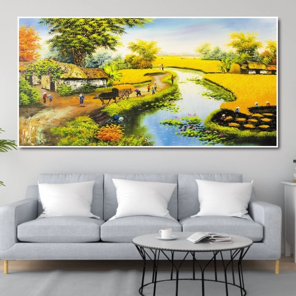 Tranh treo tường cảnh đồng quê 5