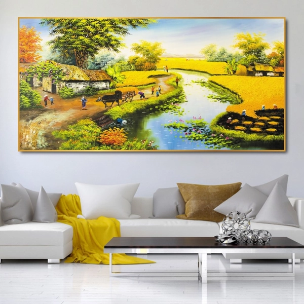 Tranh treo tường cảnh đồng quê 5