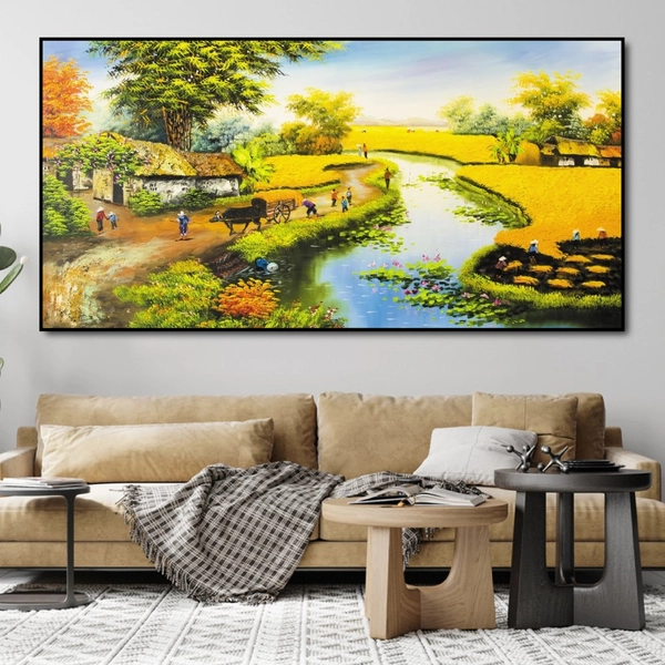 Tranh treo tường cảnh đồng quê 5