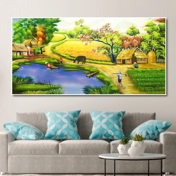 Tranh treo tường cảnh đồng quê 5