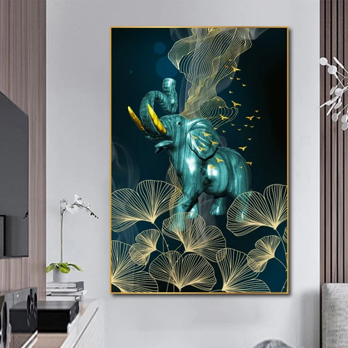 Tranh Treo Tường Voi Nghệ Thuật 4