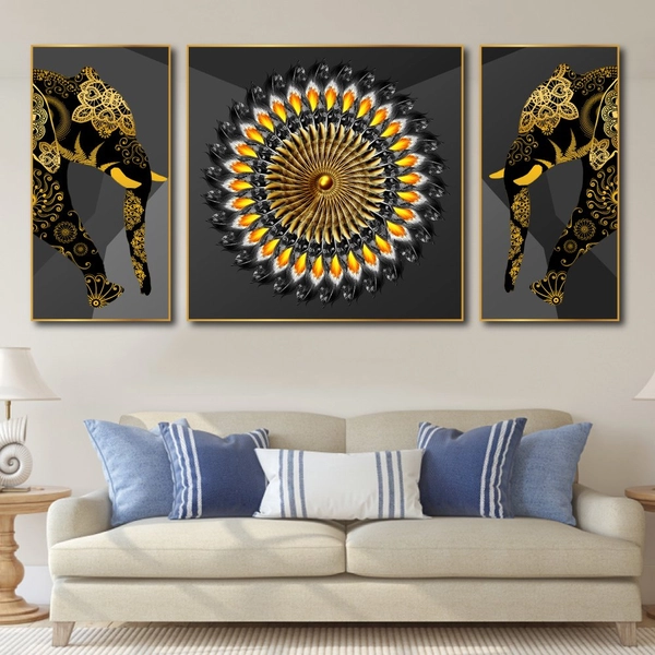 Tranh Treo Tường Voi Nghệ Thuật 6