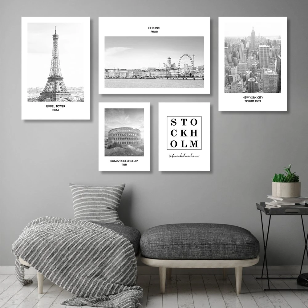 Tranh treo tường cảnh thành phố