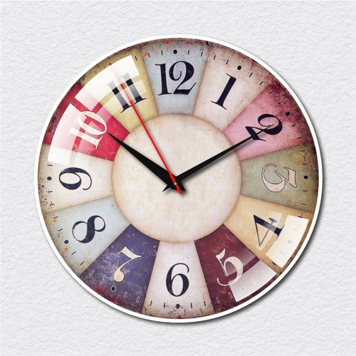 Đồng Hồ Treo Tường Vintage Sắc Màu Cổ Điển